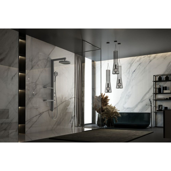 Душевая стойка Vincea Inspire VSFS-3I11GM, вороненая сталь - фото 2