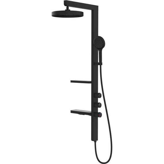 Душевая стойка Vincea Inspire VSFS-3I11MB, черный - фото 