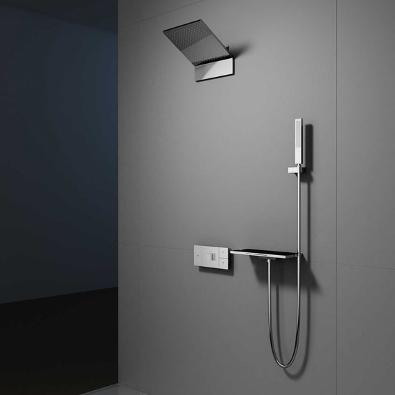 Душевая система для ванны с термостатом Vincea Futura VSFW-2F11TCH - фото 2