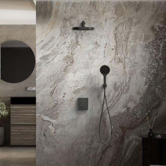 Душевая система для душа с термостатом Vincea Inspire VSFW-3I21T2MB, черный - фото 3