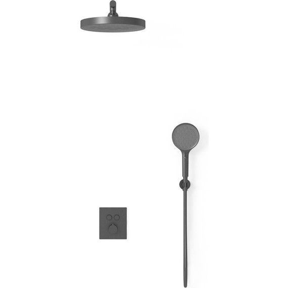 Душевая система для душа с термостатом Vincea Inspire VSFW-3I21T2MB, черный - фото 2