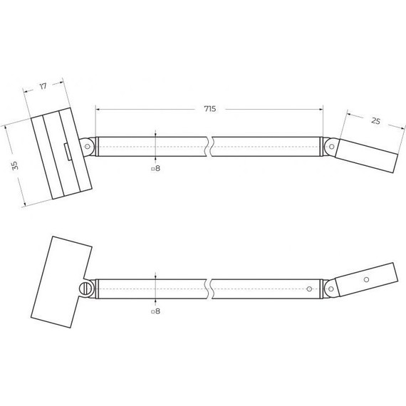 Душевая перегородка Cezares 90 см LIBERTA-L-1-TB-90-C-NERO (стекло 8 мм) черный/прозрачное - фото 4