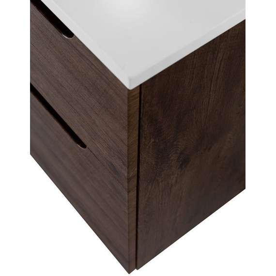 Тумба подвесная со столешницей BelBagno Etna 120 см ETNA-H60-600-2C-SO-RW-P+EK-120-AS-BL-R, Цвет фасада: Rovere Moro - фото 10