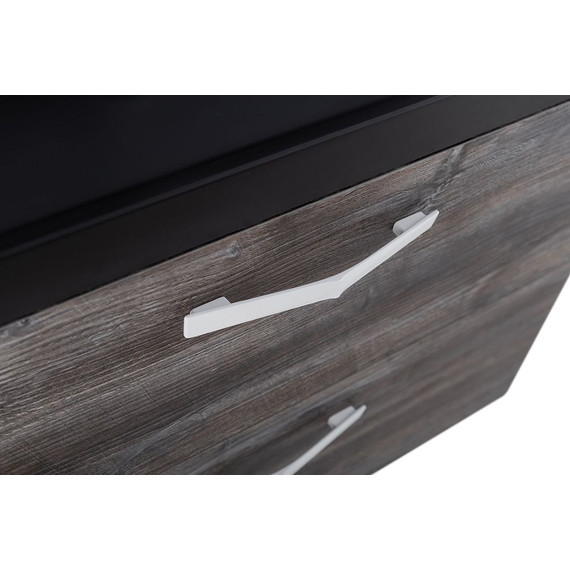 Тумба подвесная с раковиной BelBagno AURORA-800-2C-SO-PP 80 см, Pino Pasadena (раковина BB800/450-LV-ART-AST-NERO), Цвет фасада: Pino Pasadena Nero - фото 10