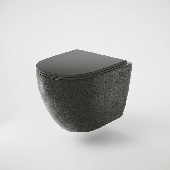 Унитаз подвесной безободковый Grossman Color GR-4455BBLS с крышкой микролифт, черный глянец, Цвет производителя: чёрный - фото 2