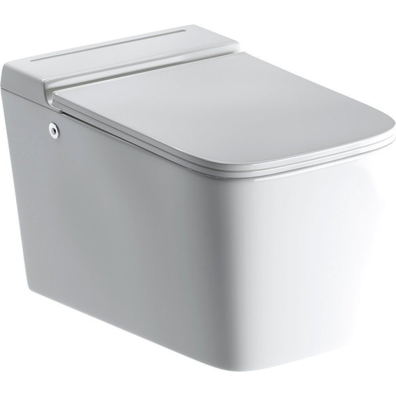 Унитаз подвесной безободковый импульсный Grossman Impuls GR-5501 с крышкой микролифт - фото 