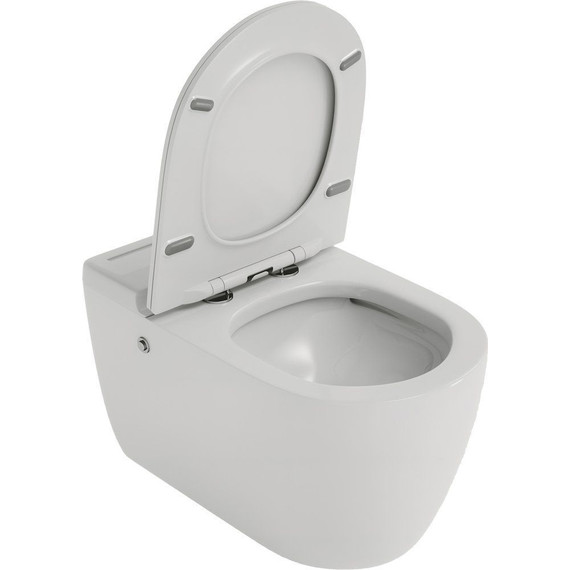 Унитаз подвесной безободковый импульсный Grossman Impuls GR-5502 с крышкой микролифт (Система смыва торнадо) - фото 4