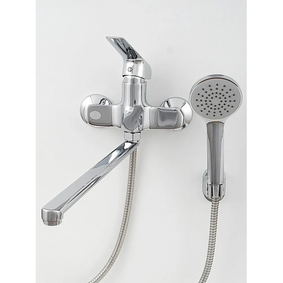 Смеситель для ванны Diadonna D80-222141 с душевым гарнитуром, Цвет производителя: хром - фото 5