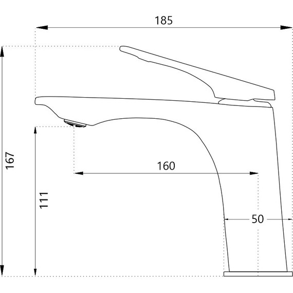 Смеситель для раковины Haiba HB10816-3, графит - фото 2