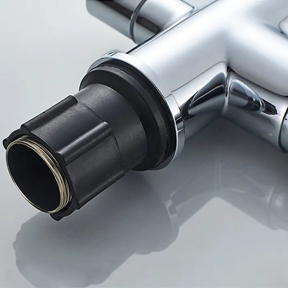 Смеситель для кухни Ledeme L4755-9, хром/серый - фото 4