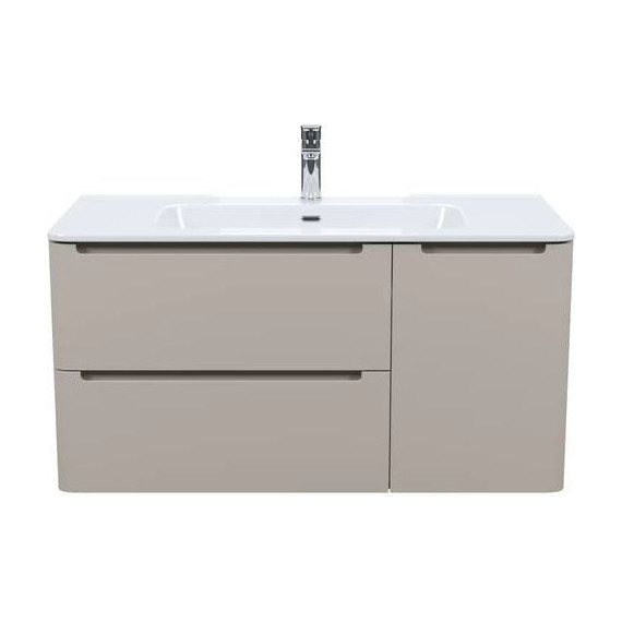 Тумба подвесная с раковиной Iddis Edifice 100 см EDI10C0i95K, капучино - фото 2