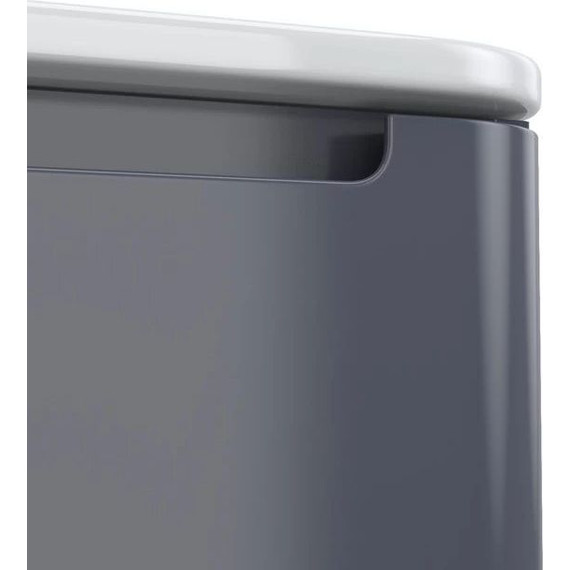 Тумба подвесная с раковиной Iddis Edifice 80 см EDI80D0i95K, темно-серый - фото 5