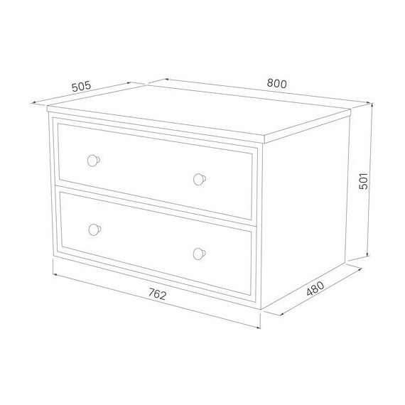 Тумба подвесная со столешницей Iddis Torr 80 см TOR80WBi95K, белый матовый - фото 7