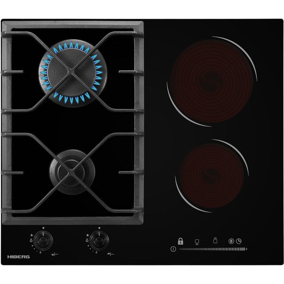 Комбинированная варочная панель Hiberg VM 6021 B - фото 