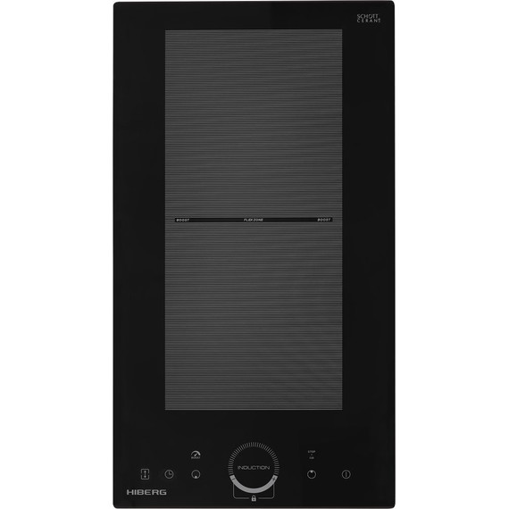 Индукционная варочная поверхность Hiberg i-MS 3029 B Domino - фото 