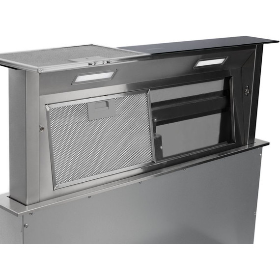 Вытяжка встраиваемая в столешницу Hiberg VTMF 90100 B (чёрное стекло) - фото 10