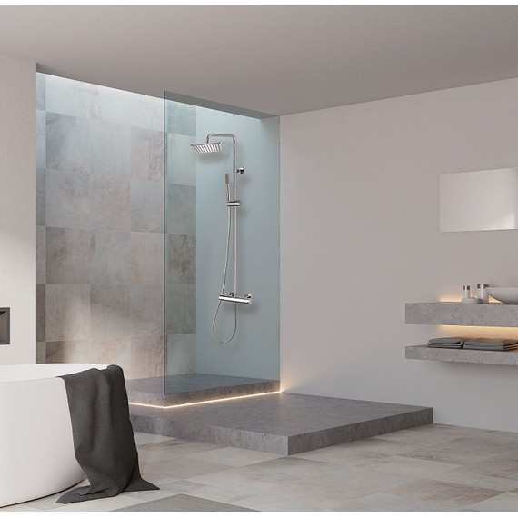 Душевая стойка с термостатом Bossini Cosmo L10174.030 - фото 2