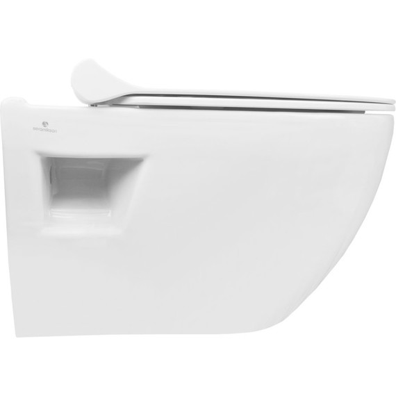 Инсталляция Azario с подвесным безободковым унитазом Seramiksan Ocean plus - фото 11