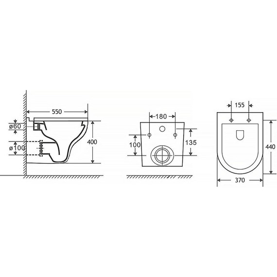 Унитаз подвесной Azario Stella AZ-VT005+AZ-VT005sc с крышкой микролифт - фото 11