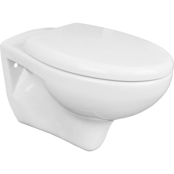 Унитаз подвесной Azario Stella AZ-VT005+AZ-VT005sc с крышкой микролифт - фото 