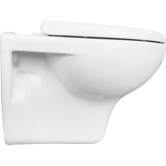 Унитаз подвесной Azario Stella AZ-VT005+AZ-VT005sc с крышкой микролифт - фото 8