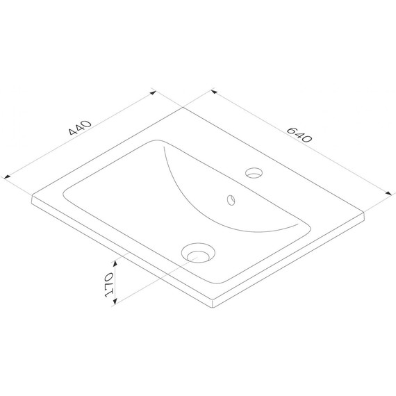 Тумба напольная с раковиной Am.Pm X-Joy 65 см M85AFSX0652WG, белый глянцевый - фото 15