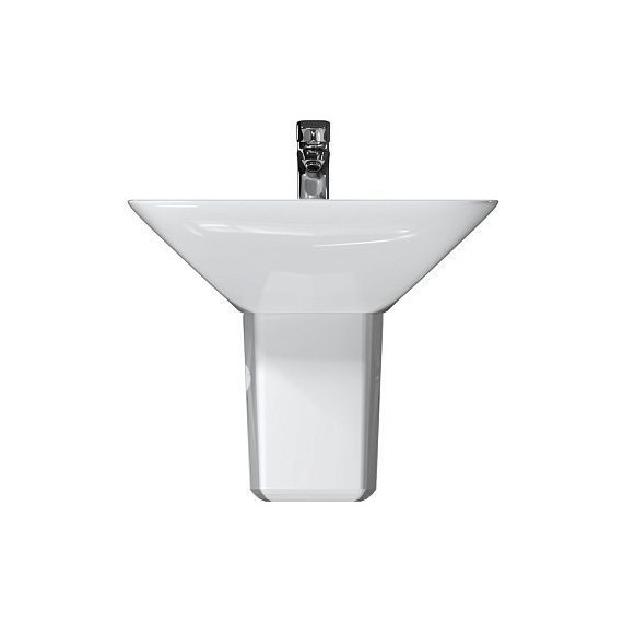 Раковина с полупьедесталом Mirsant Smart 56 см - фото 2