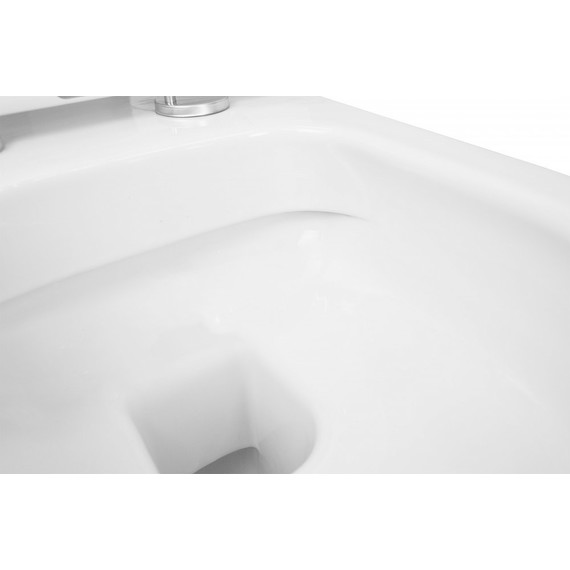 Унитаз подвесной безободковый Azario Ferio 87565 с тонкой крышкой микролифт - фото 5