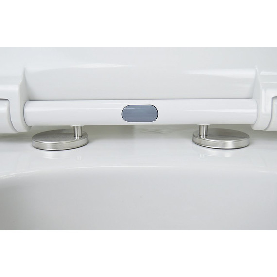 Унитаз подвесной безободковый Azario Ferio 87565 с тонкой крышкой микролифт - фото 6