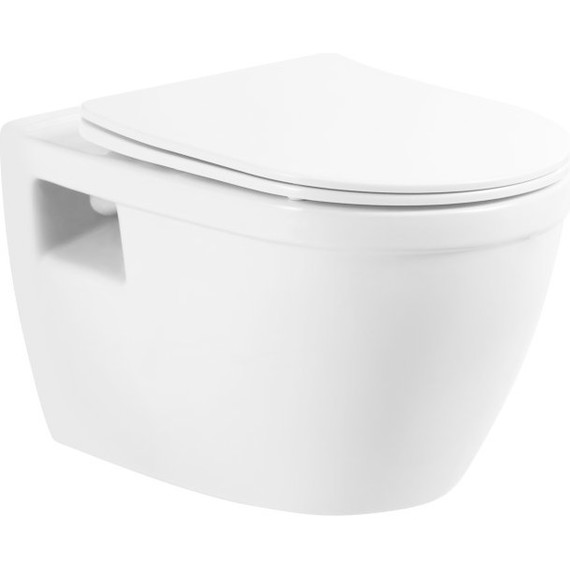 Инсталляция с подвесным безободковым унитазом BelBagno Loto BB070CHR/SC/BB002-80/BB018-GV-BIANCO (кнопка смыва Genova, белый) - фото 5