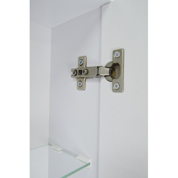 Зеркало-шкаф Стиль Моника 50 см R, без светильника, белый - фото 4