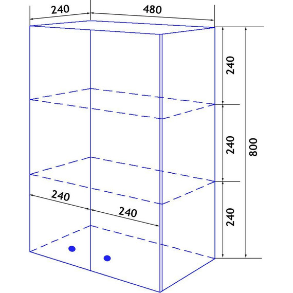 Шкаф подвесной Стиль Моника 50 см, белый - фото 7