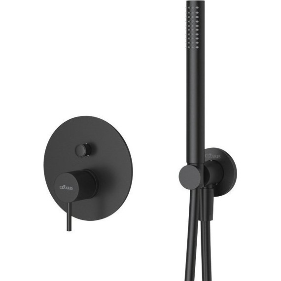 Душевая система для душа Cezares LEAF-DSIP-30-L-NOP, черный матовый, Цвет производителя: чёрный - фото 2