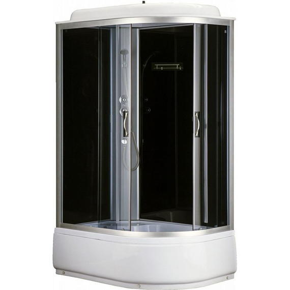 Душевая кабина Loranto CS-66120L G 120х80 см, хром/прозрачное - фото 