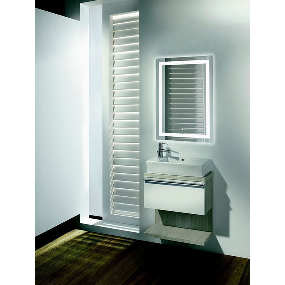 Зеркало Azario Рига 60 см с Led-подсветкой и сенсорным выключателем - фото 3