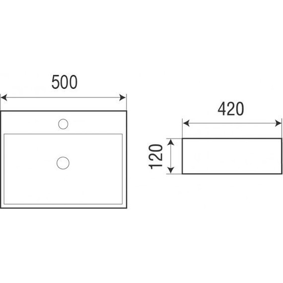 Раковина-чаша Azario 50 см AZ-2173-s - фото 3