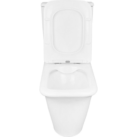 Унитаз-компакт безободковый Azario Avero AZ-3121 с крышкой микролифт - фото 4