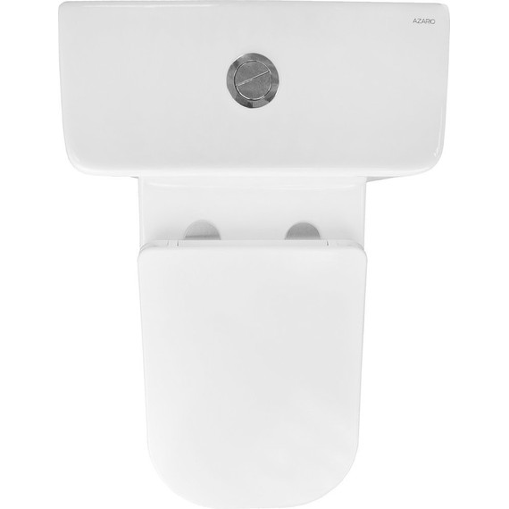 Унитаз-компакт безободковый Azario Fretta Square AZ-5121 с крышкой микролифт - фото 8