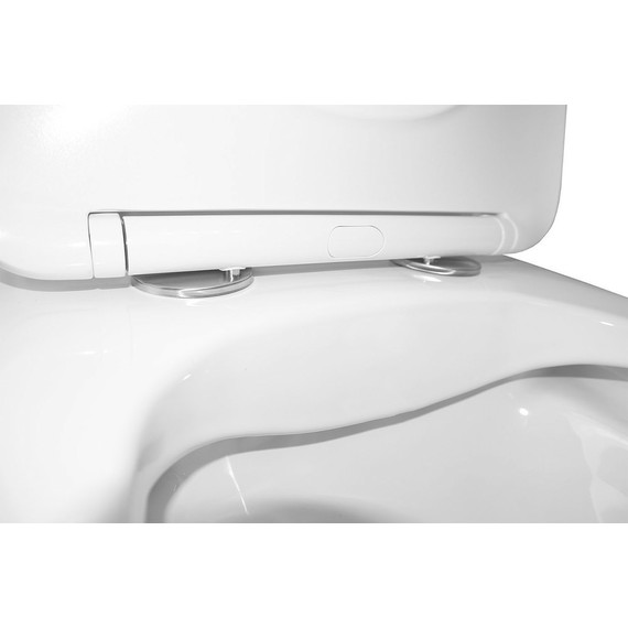 Унитаз-моноблок безободковый Azario Lodi AZ-8617 с крышкой микролифт - фото 6