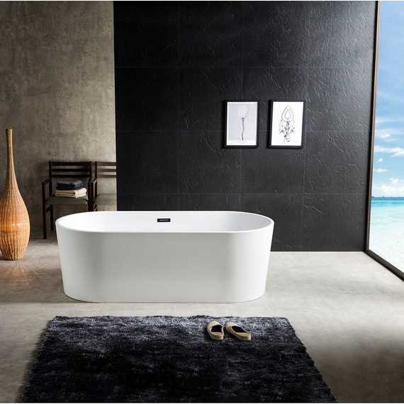 Ванна отдельностоящая Azario Bristol BRI16080 160х80 см, Размер - мм: 1600х800 - фото 3