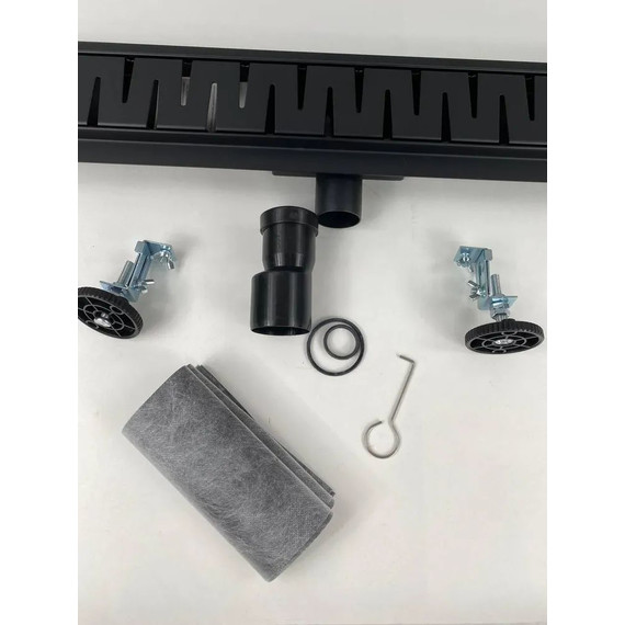 Трап TIM 40 см BAD464002BK, чёрный матовый - фото 7