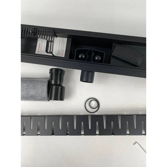 Трап TIM 70 см BAD467002BK, чёрный матовый - фото 9