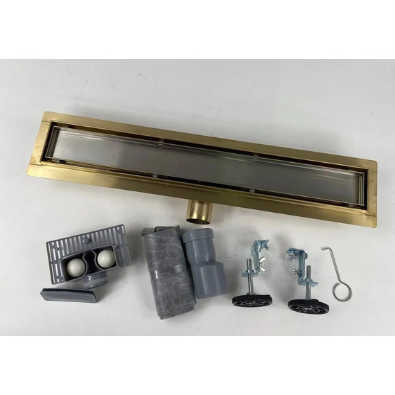 Трап TIM 50 см BAD485002GP, золото глянцевое (под плитку) - фото 2