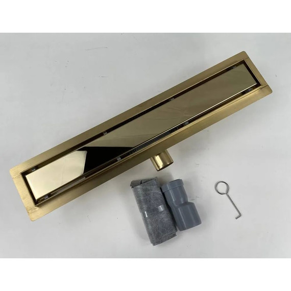 Трап TIM 50 см BAD485002GP, золото глянцевое (под плитку) - фото 6