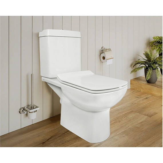 Унитаз-компакт Creo Ceramique Tours с крышкой микролифт - фото 15