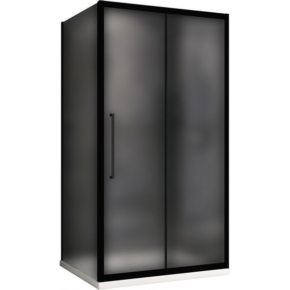 Душевое ограждение Abber Schwarzer Diamant 160x100 см AG30160BMH-S100BM, чёрный/матовое - фото 2