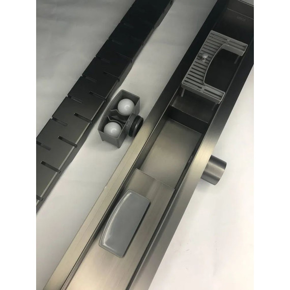 Трап TIM 40 см BAD474002GY, воронёная сталь - фото 13