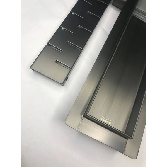 Трап TIM 40 см BAD474002GY, воронёная сталь - фото 15