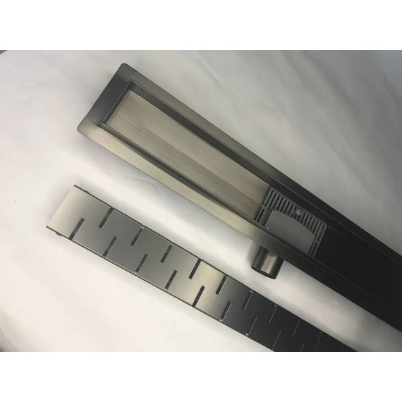 Трап TIM 40 см BAD474002GY, воронёная сталь - фото 6