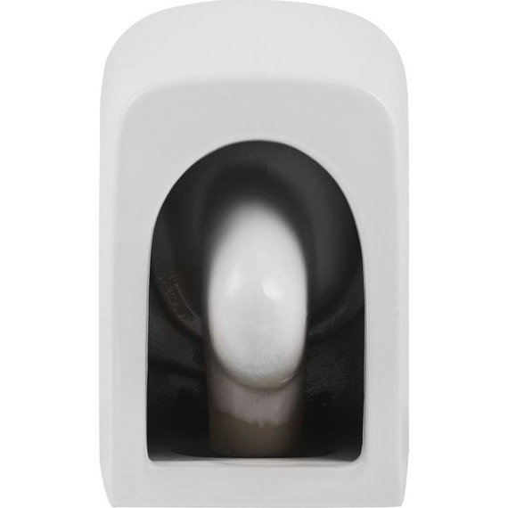 Унитаз подвесной безободковый Sole Cube (смыв торнадо) с тонкой крышкой микролифт - фото 8